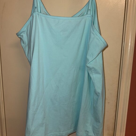 Torrid Womens Light Blue Adjustable Strap Tank Top Size 4 Cotton/Spandex - Picture 6 of 6